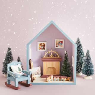 Miniature House Scene