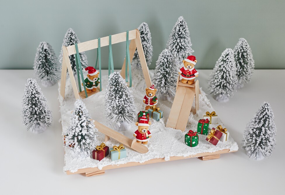 Weihnachtliche Miniaturszene