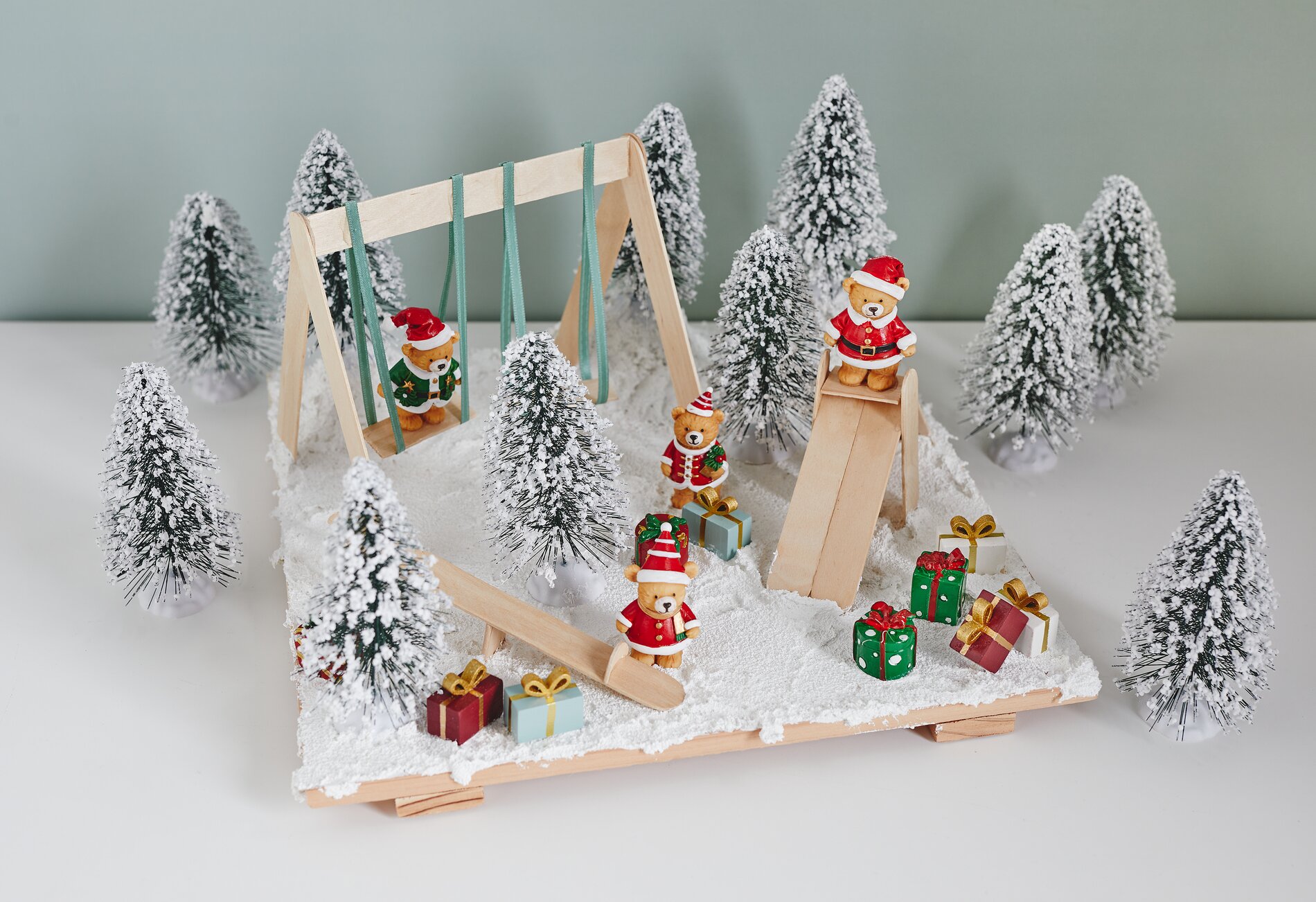 Weihnachtliche Miniaturszene