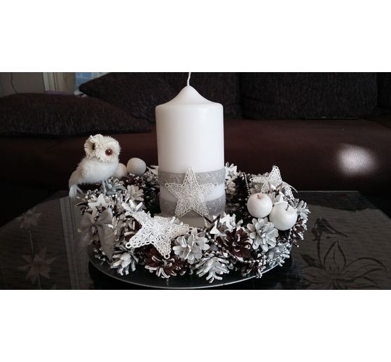 166_Bastelomi_Adventskranz schlicht aber stimmungsvoll_Kategorie Natur