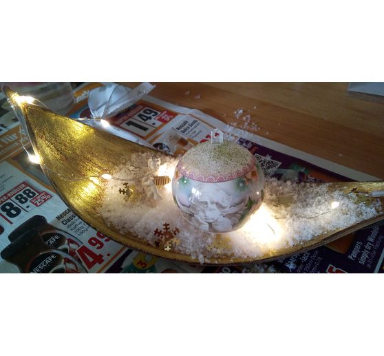 175_Schlumpf_Kokosblatt mit Acrylkugel_Kategorie Klassisch