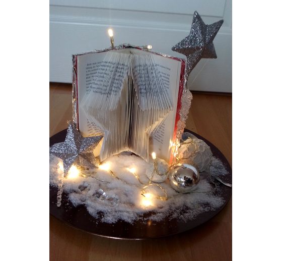 177_Kreativ1984_Buchorigami in der Weihnachtszeit _Kategorie Metallic