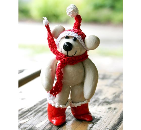 298_SusanneMaria_Modellierter Weihnachtsteddy_Kategorie Klassisch