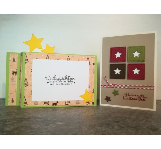 37_Kathi_selbstgebastelte Weihnachtskarte mit Stamping up