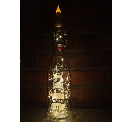 229_Jenelyn_Flaschenlicht Leuchtturm und Anker