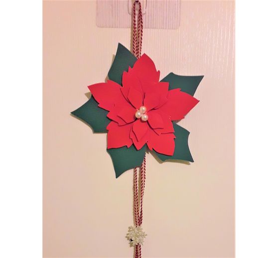 251_Tini83_3D-Weihnachtsstern f&uuml;r die T&uuml;r oder das Fenster