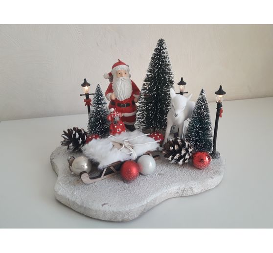 119_sev45_centre de table balade du p&egrave;re no&euml;l