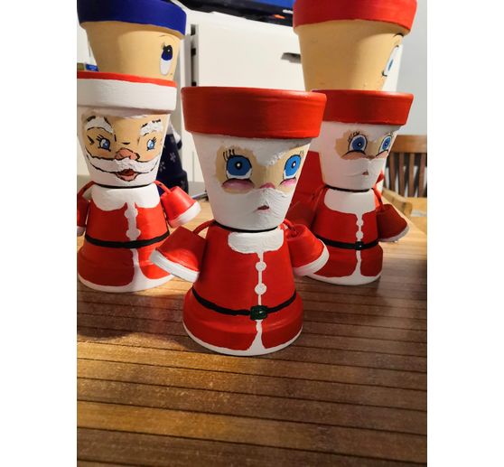 107_Pot de terre_P&egrave;re noel