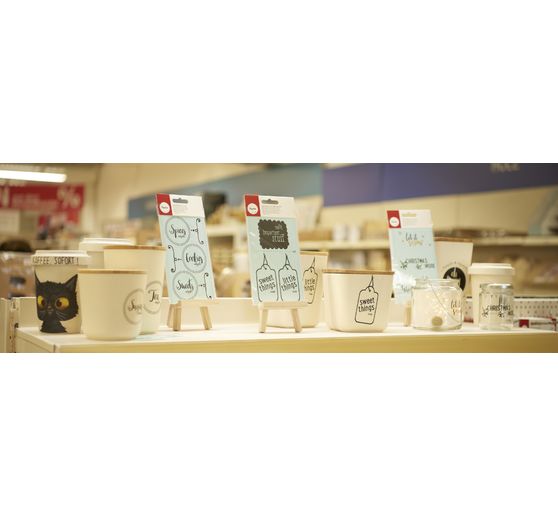 Abziehmotive mit Staffelei