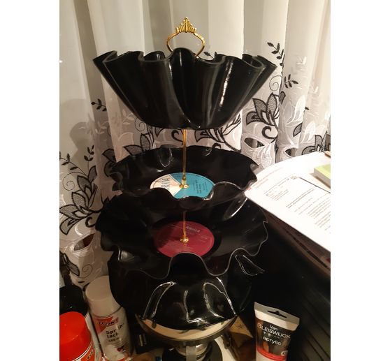 96_Aus Schallplatten eine Etagerie gebaut_Roswita Mattis