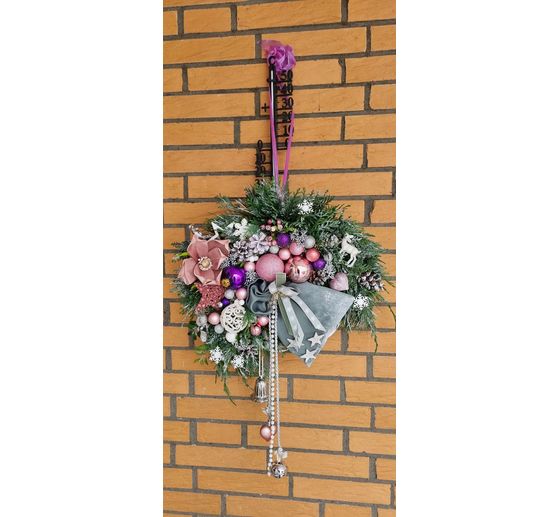 113_Helenasbastelstube_Weihnachtskranz, T&uuml;rkranz mal anders