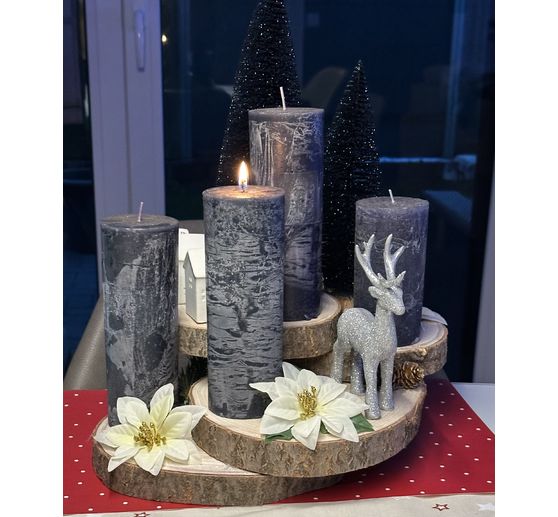 305_Silke_Adventsetagere mit Baumscheiben