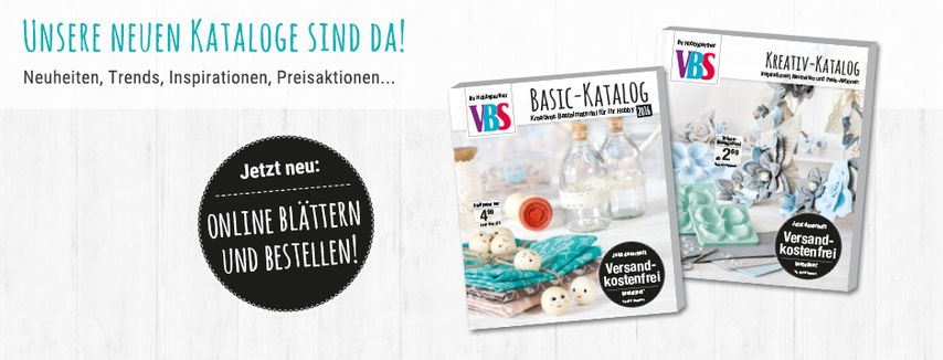 Die neuen VBS Kataloge sind da! Jetzt auch online bl&auml;ttern und bestellen