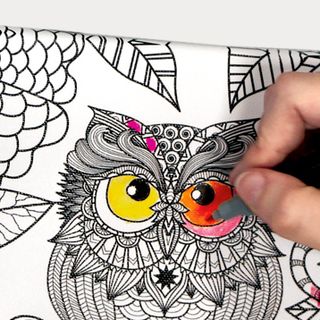 Zentangle drawing technique