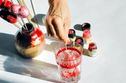 Marmorieren.Step2 Wie geht Marmorieren? Hier wird es gezeigt