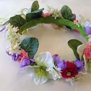 DIY: Květinový věnec do vlasů