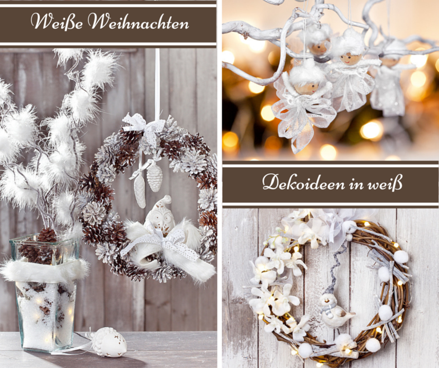 Weihnachtstrends: Weihnachten in wei&szlig;