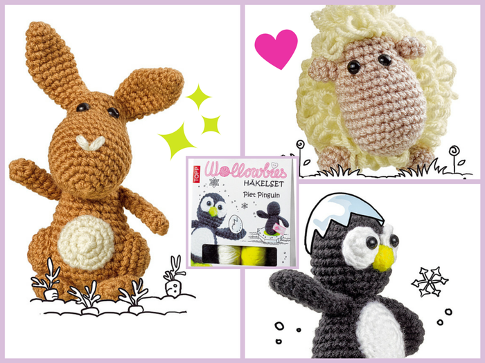 Trend H&auml;keltiere Wollowbies und Amigurumis h&auml;keln