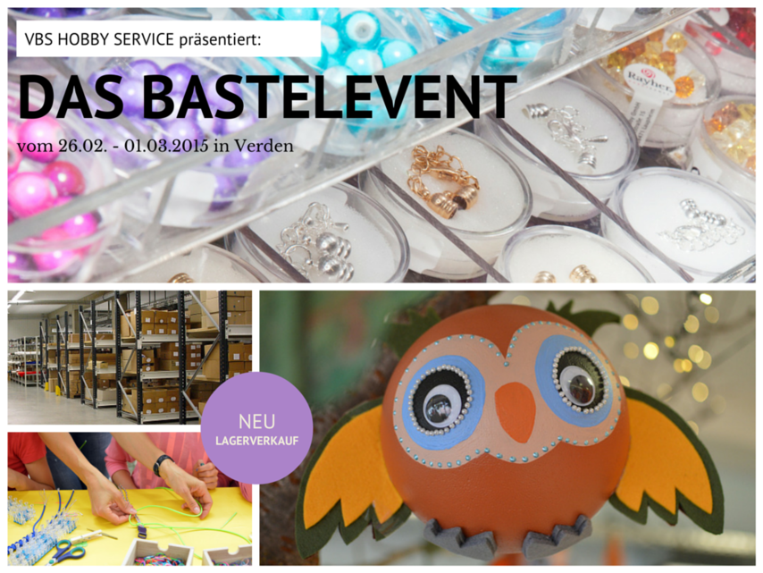VBS-Hausmesse Februar 2015: Jetzt geht&rsquo;s ins Lager!