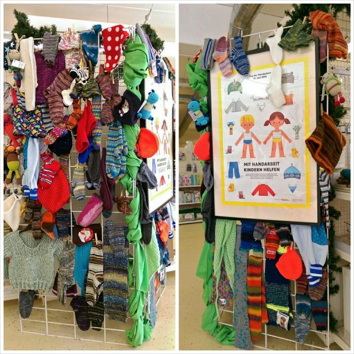Mit Handarbeit Kindern helfen anl&auml;sslich des Tags der Handarbeit