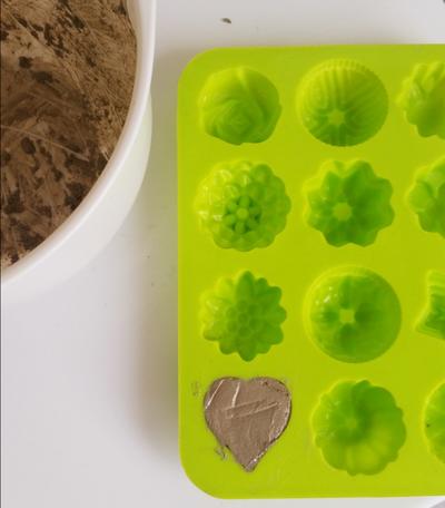 Beton in Pralinenform Beton für Kreative Reste verbrauchen