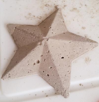 Beton für Kreative Sterne Sterne aus Beton selber machen