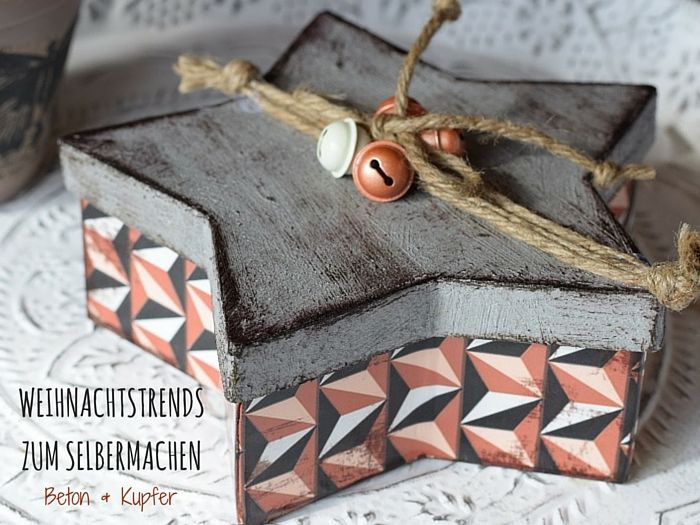 So gelingen die Weihnachtstrends zum Selbermachen &ndash; Dekorationen im Beton- und Kupferlook 