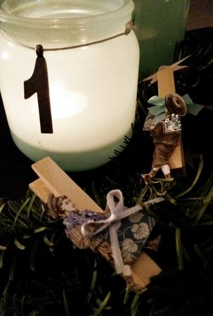 Geschenkanh&auml;nger und Deko f&uuml;r Weihnachten im Vintage-Stil