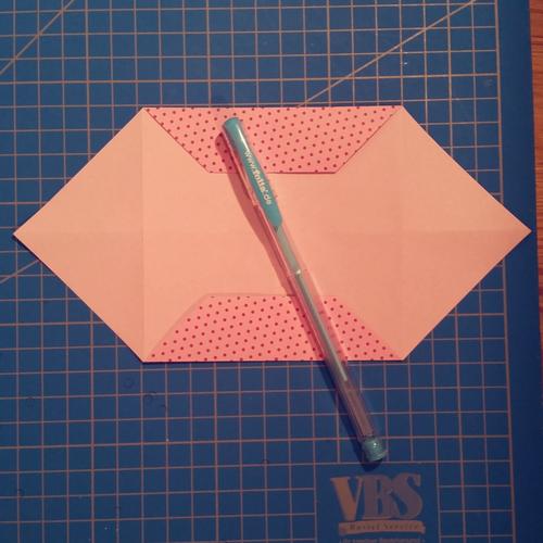 Origami Anleitung Herz Schritt 9 Anleitung Origami falten Herz mit Schachtel