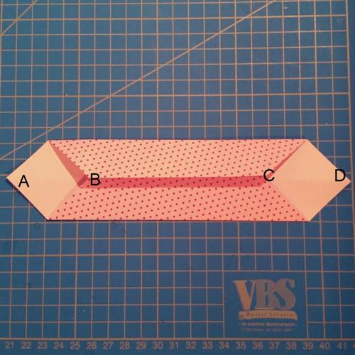 Origami Anleitung Herz Schritt 11