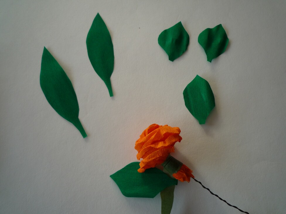 Papierblumen basteln