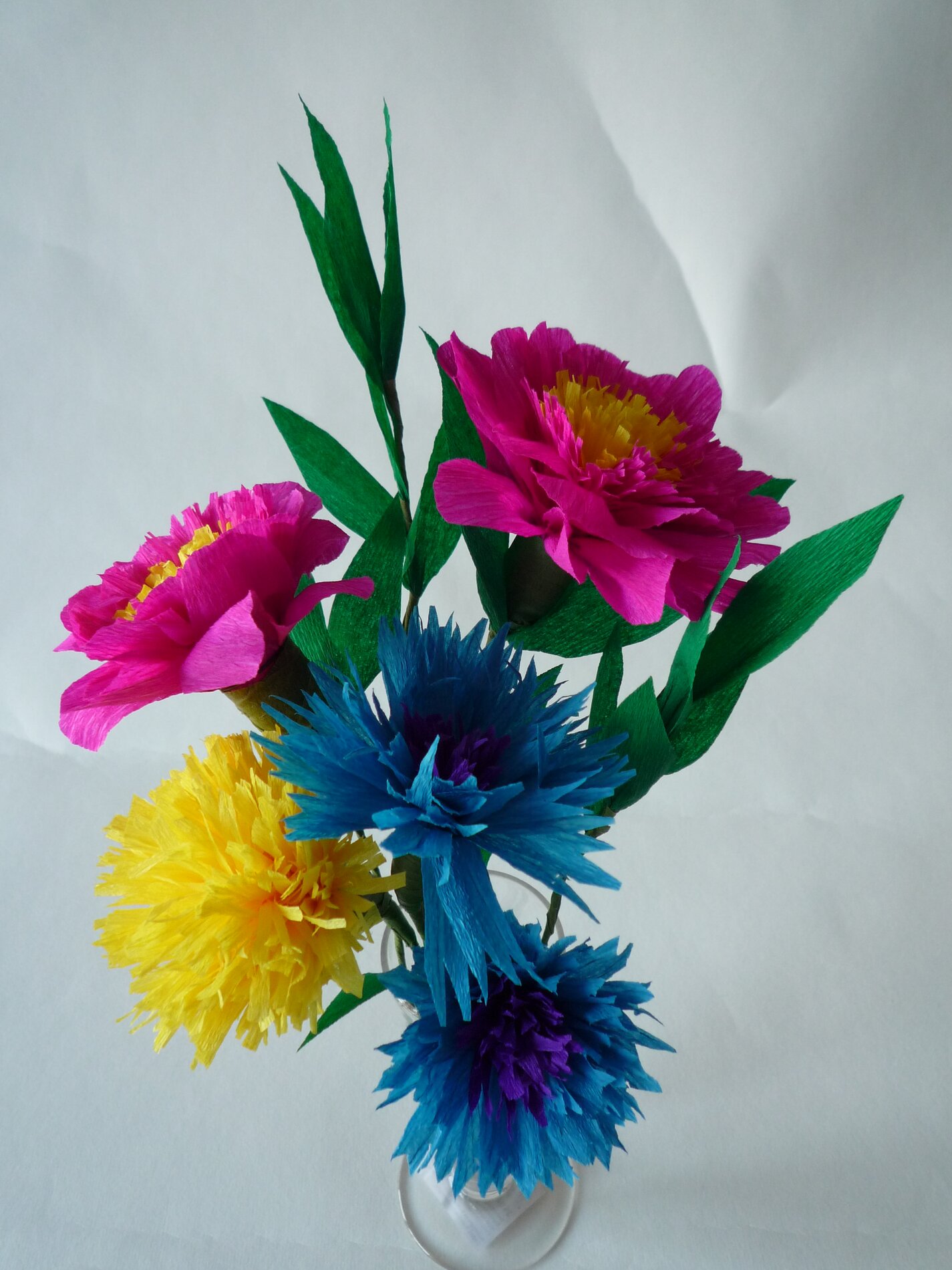 Papierblumen basteln