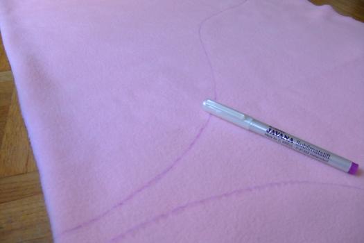 Einschlagdecke: Schritt2.1 Pucksack