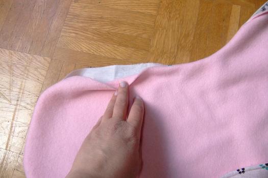 Einschlagdecke: Schritt7 Pucksack