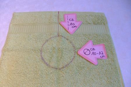 Lätzchen schritt1 Lätzchen