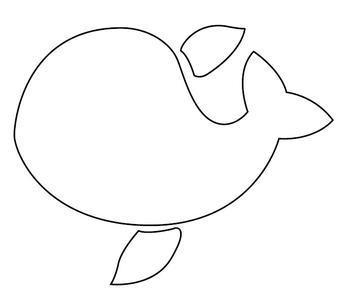 Mobile Bastelanleitung - Vorlage Wal