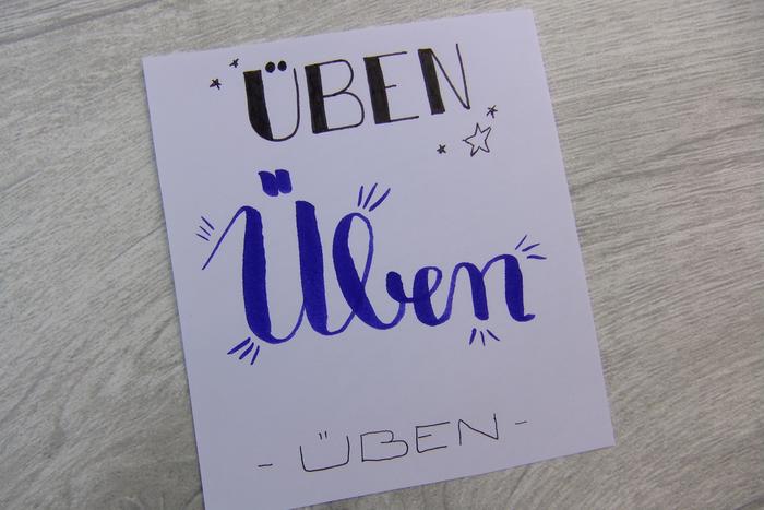 Hand lettering lernen 5 Hand lettering Tutorial 5