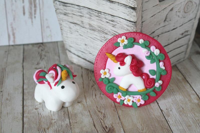 Süße Einhörner aus Fimo selber machen