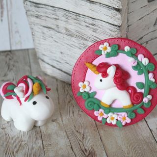 Süße Einhörner aus Fimo selber machen