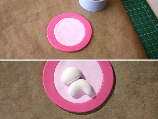 Medallion: Grundform Medallion mit Einhorn selber machen