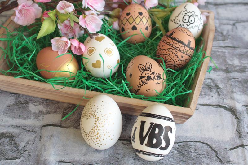 Ostereier einfach selber bemalen