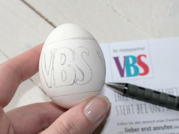 Ostereier bemalen: Logo Ostereier ganz einfach selber bemalen