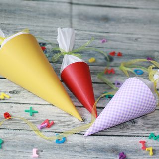 Make your own mini school bags for school enrolment