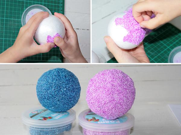 Kinderbasteln Krake Foam Clay