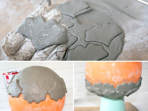 Schale aus Knetbeton: Schale formen Schale aus Knetbeton schritt für schritt anleitung