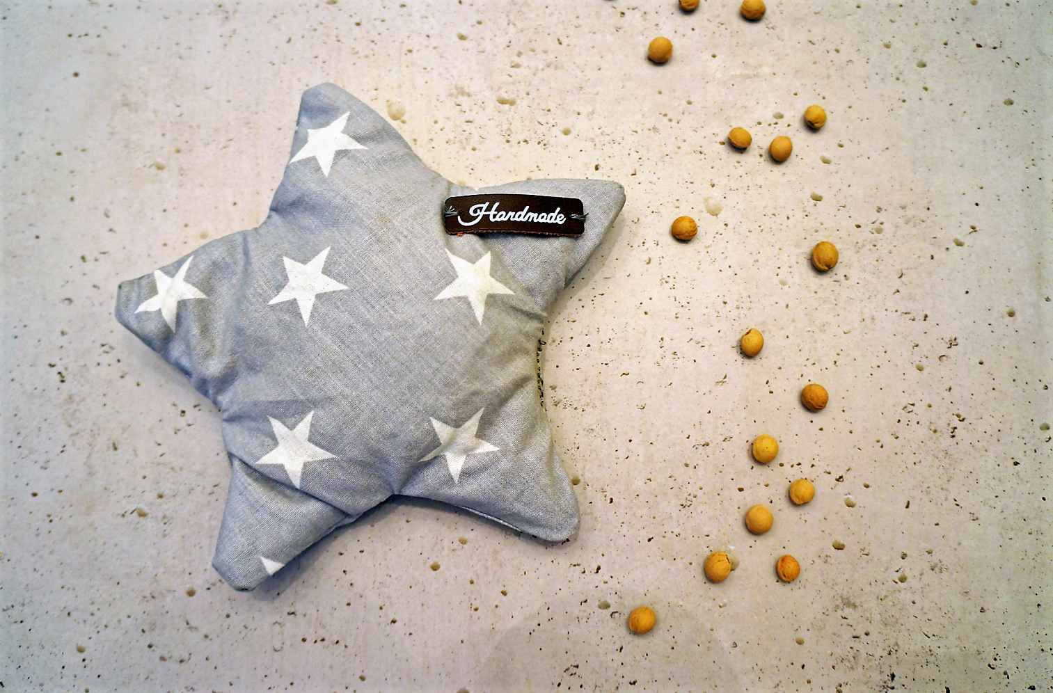 Kirschkernkissen selber machen in Sternform