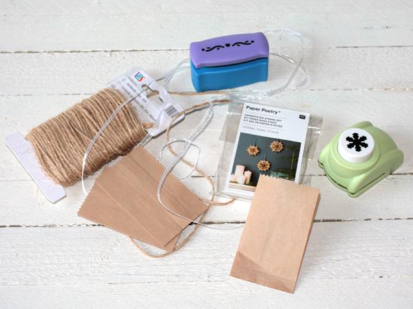 Papierstern: Material Materialien für Papiertüten Sterne