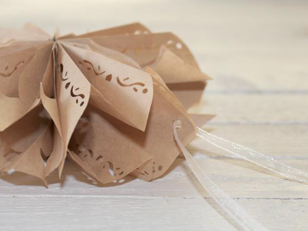 Papierstern: Ergebnis Sterne aus Papier basteln und zusammen fügen