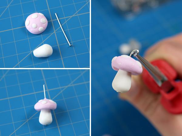 Glasmarkierer selber formen aus Fimo