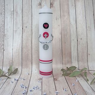 Taufkerze individuell selber machen